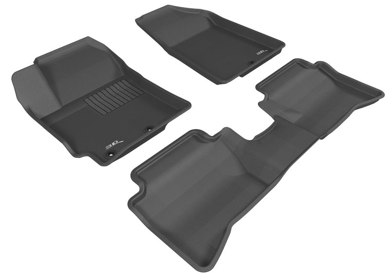3D MAXpider 12-13 Kia Rio / Rio 5 Kagu Black Full Set - L1KA01401509