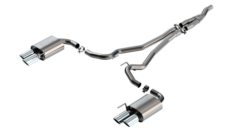 Borla 2024 Ford Mustang Ecoboost 2.3L Cat-Back Exhaust System ATAK w/ Quad Tip - Non-Active - 140982