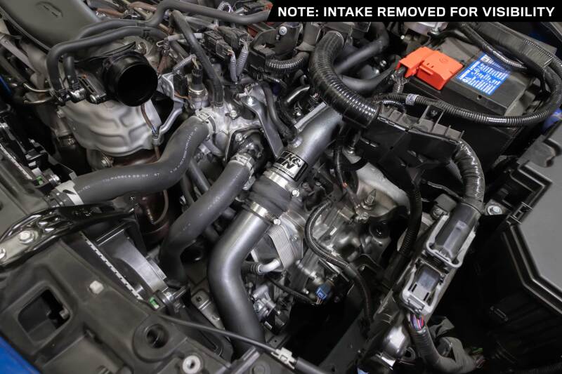K&N 22-24 Honda Civic 1.5L L4 Aluminum Charge Pipe Kit - Gunmetal Gray - 77-1022KC