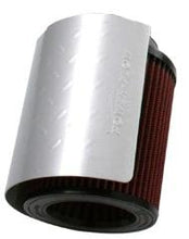Load image into Gallery viewer, Injen Power-Flow Diamond Plate Heat Shield w/ clear coat Fits 3.00 3.50 Polished - HS3600P