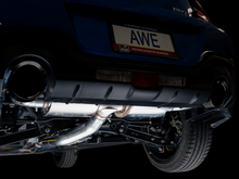 Load image into Gallery viewer, AWE Tuning Subaru BRZ/ Toyota GR86/ Toyota 86 Touring Edition Cat-Back Exhaust- Diamond Black Tips - 3015-33486