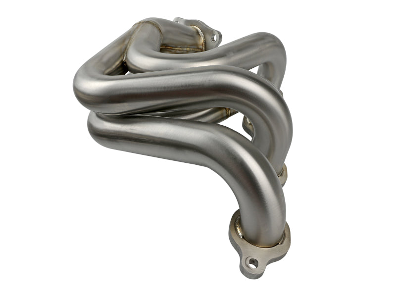 aFe Twisted 304SS Header 2020 Chevy Corvette (C8) 6.2L V8 - Brushed - 48-34148-H