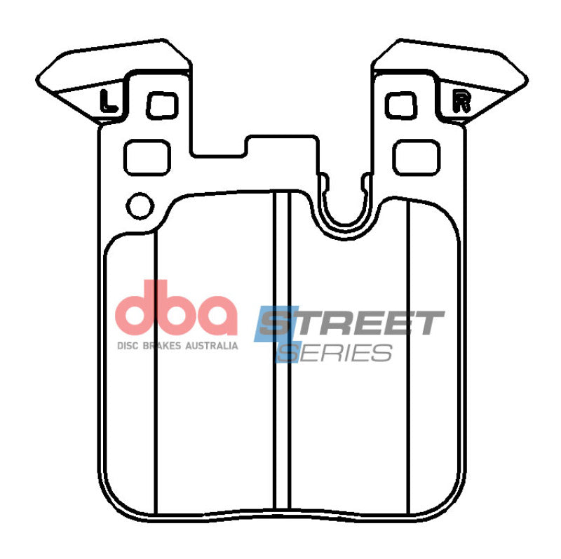 DBA 12-19 BMW 125i Street Series Rear Brake Pads - DB15127SS