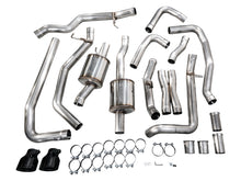 Load image into Gallery viewer, AWE Tuning 2025+ RAM 1500 RHO 3.0 I6 TT 0FG Dual Rear Exit Cat-Back Exhaust - Diamond Black Tips - 3015-33630