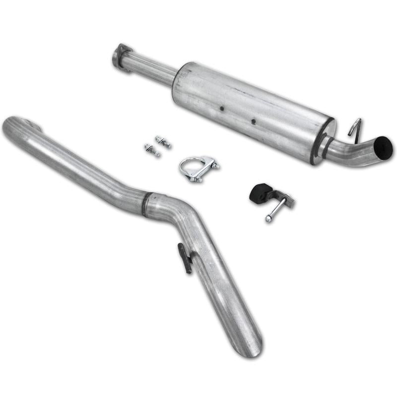 MBRP 04-06 Jeep Wrangler (TJ) Unlimited 4 0L I-6 Cat Back Single Aluminized Exhaust - S5520AL