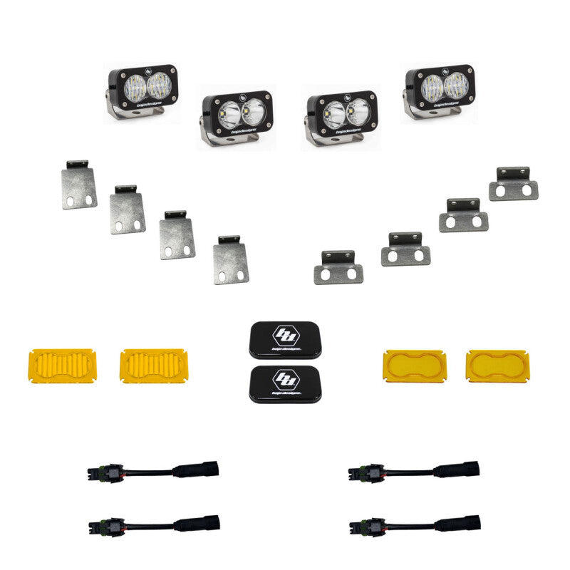 Baja Designs S2 Pro Fog Pocket Kit - 2021+ Ford Raptor - 448053