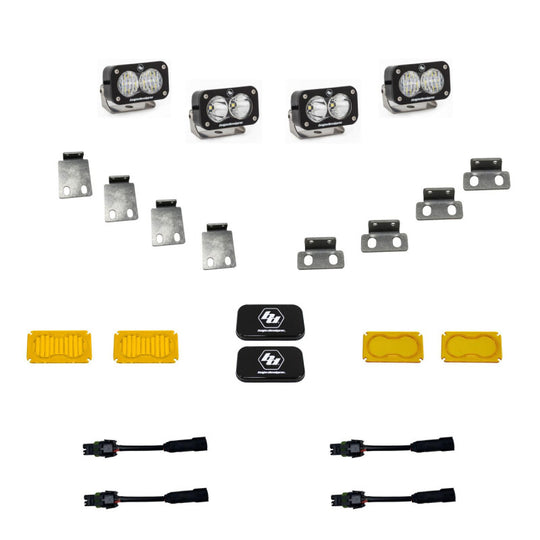Baja Designs S2 Pro Fog Pocket Kit - 2021+ Ford Raptor - 448053