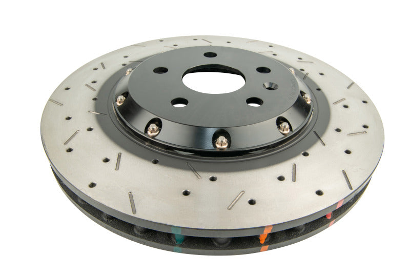 DBA 10-15 Chevrolet Camaro SS V8 Front 5000 Series Cross Drilled Rotor w/Black Hat - DBA52604BLKXD
