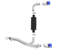 Load image into Gallery viewer, aFe Takeda 3in 304 SS Axle-Back Exhaust System w/ Blue Flame Tip 16-18 Ford Focus RS 2.3L (t) - 49-33104-L