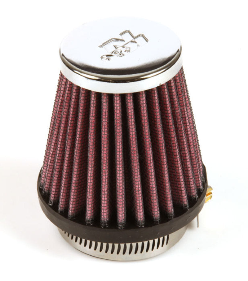K&N Universal Chrome Filter 1 15/16 inch FLG / 3 inch Base / 2 inch Top / 3 inch Height - RC-1060