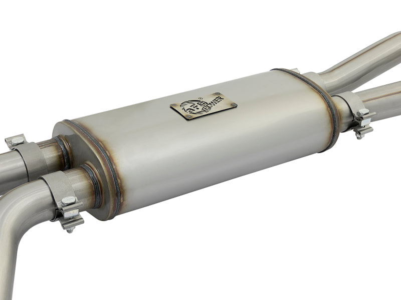 aFe POWER Rebel Series 2-1/2in 409 SS Cat Back Exhaust w/ Black Tips 16-17 Nissan Titan V8 5.6L - 49-46126-B