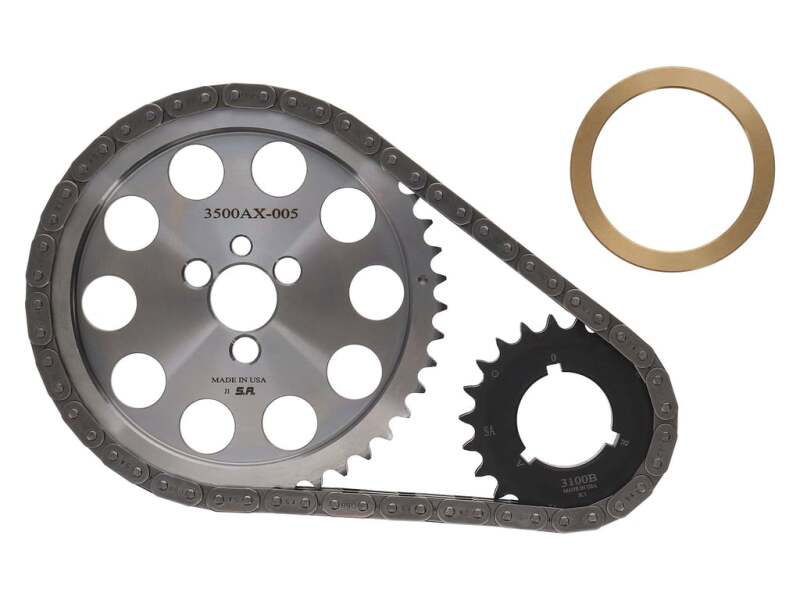 Manley Billet Timing Chain Kit - Small Block Chevrolet - Shim - Short - 73311