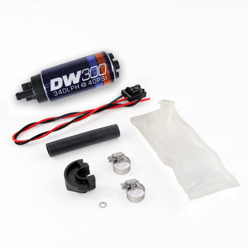 DeatschWerks 94+ Nissan 240sx/Silvia S14/S15 DW300 340 LPH In-Tank Fuel Pump w/ Install Kit - 9-301-1024