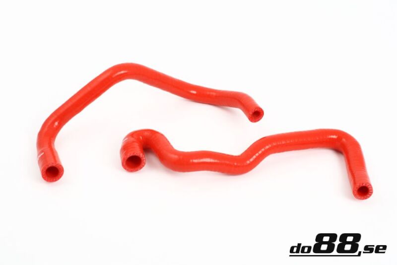 do88 SAAB 9-5 98-03 & 9-3 T7 99-03 Crankcase Vent Hoses Red - DO88-KIT18R