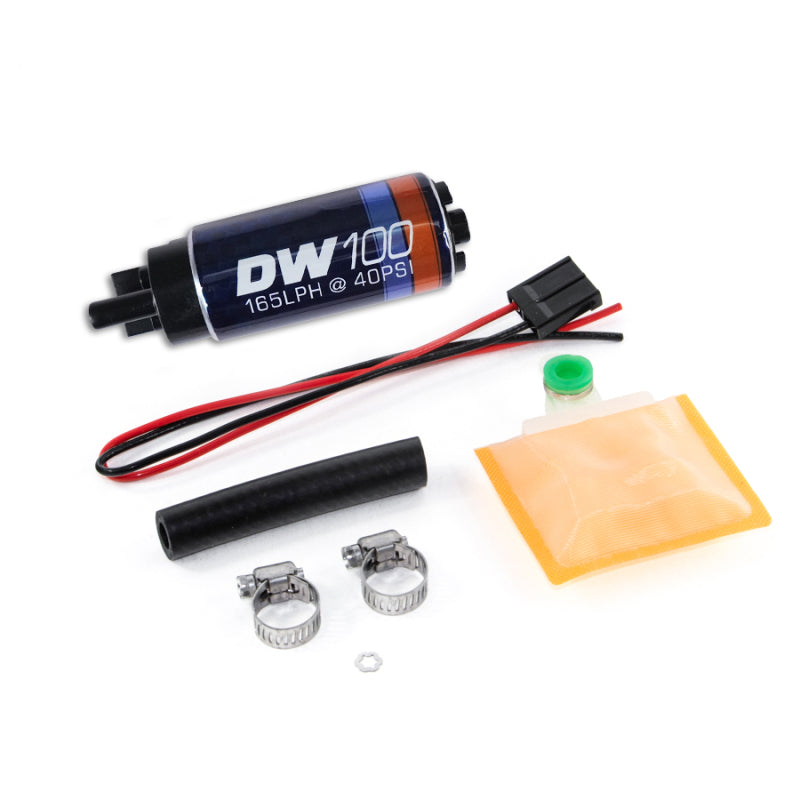 DeatschWerks 165 LPH In-Tank Fuel Pump w/ Universal Install Kit - 9-101-1000