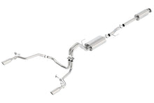Load image into Gallery viewer, Borla 15-16 Ford F-150 3.5L EcoBoost Ext. Cab Std. Bed Catback Exhaust S-Type Single Split Rear Exit - 140615