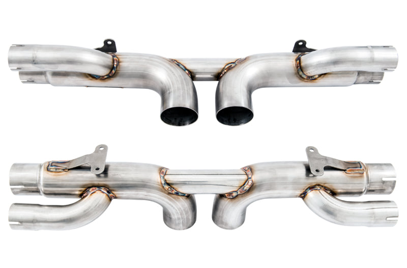 AWE Tuning Porsche 991 GT3 / RS Center Muffler Delete - Diamond Black Tips - 3010-33044