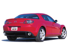 Load image into Gallery viewer, Borla 03-09 Mazda RX-8 1.3L Single Round Rolled Angle-Cut Cat-Back Exhaust - 1014015