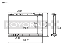 Load image into Gallery viewer, Koyo 2022 Honda Civic 1.5L Turbo (MT and CVT) / 2023 Acura Integra All Aluminum Radiator - HH083833