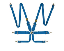 Load image into Gallery viewer, OMP First 3/2 Racing Harness Blue - DA0-0204-B02-041