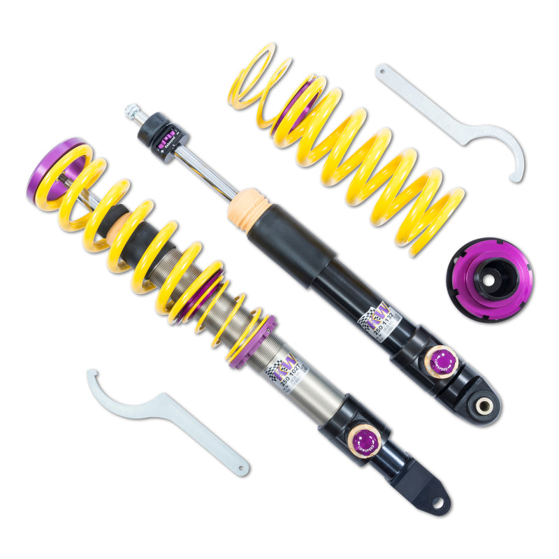 KW Coilover Kit V4 2017+ Mercedes C-Class (W205) AMG C63/C63 S Coupe w/ Electronic Dampening - 3A725089