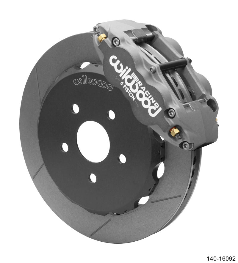 Wilwood Forged Narrow Superlite 6R Front Brake Kit (Race) 12.88in Slotted Rotor 06-15 Honda Civic Si - 140-16092