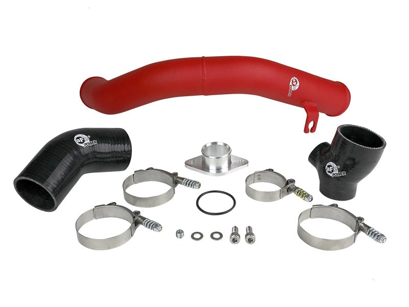 aFe BladeRunner 2.5in Aluminum Hot Side Charge Pipe 15-20 Subaru WRX 2.0T - Red - 46-20378-R