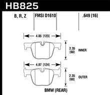 Load image into Gallery viewer, Hawk 13-15 BMW 335i/335i xDrive / 14-16 BMW 435i/435i xDrive HPS 5.0 Rear Brake Pads - HB825B.649