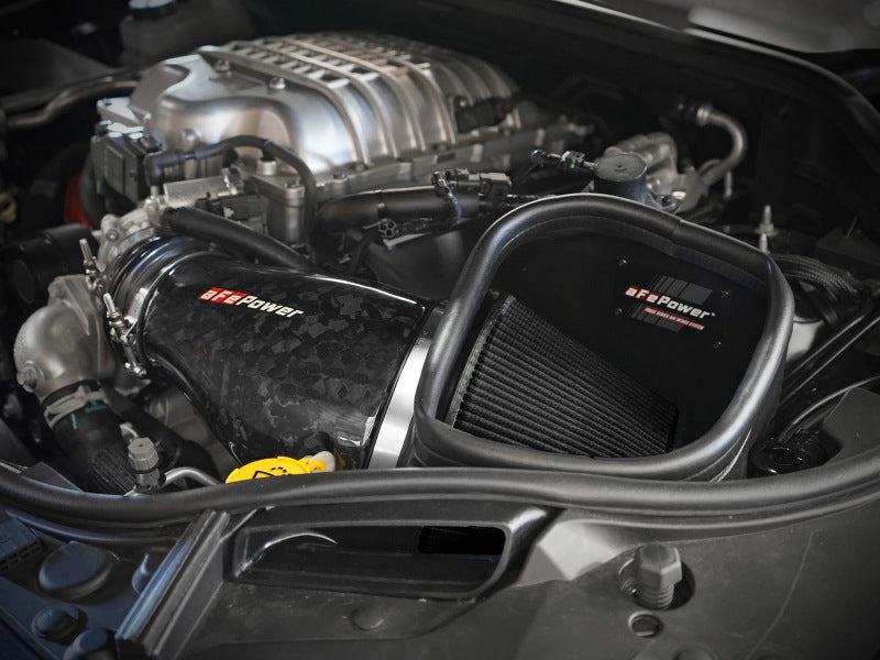 aFe 2021 Dodge Durango SRT Hellcat Track Series Carbon Fiber Cold Air Intake System w/ Pro 5R Filter - 57-10028K