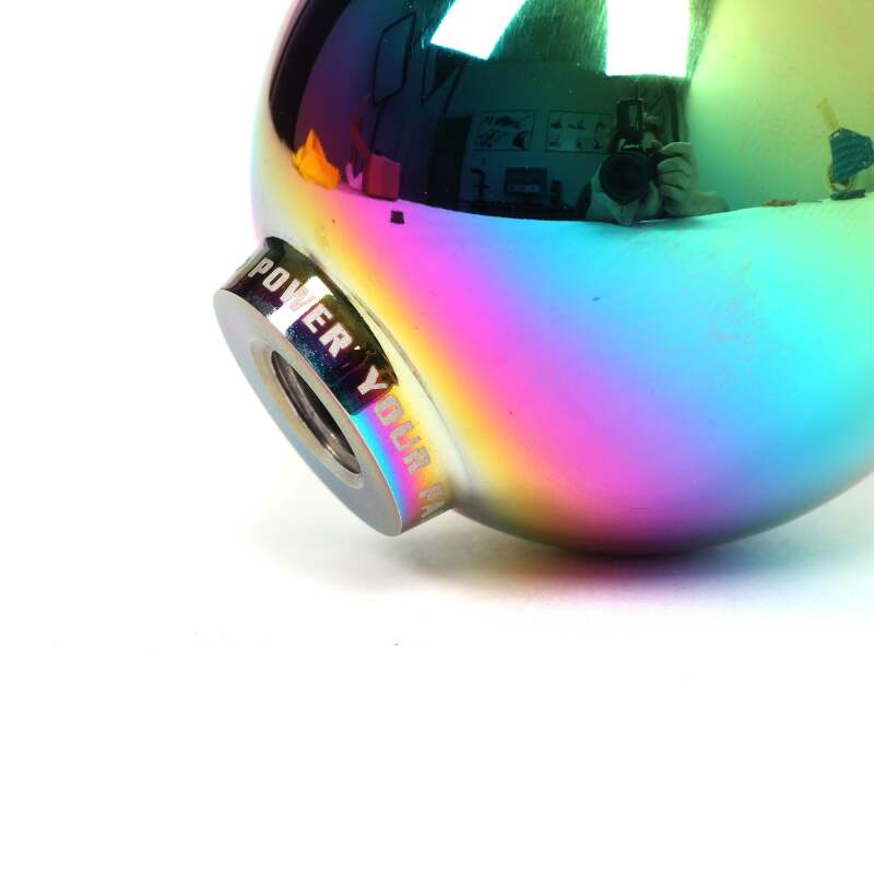BLOX Racing V2 - 490 Limited Series Spherical Shift Knob 10X1.25 - Neo Chrome - BXAC-00241-NEO-V2