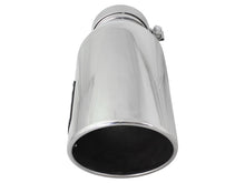 Load image into Gallery viewer, aFe MACH Force-XP 304 SS Single Wall Polished Exhaust Tip Pair 4in Inlet x 6in Outlet x 15in L - 49T40606-P15