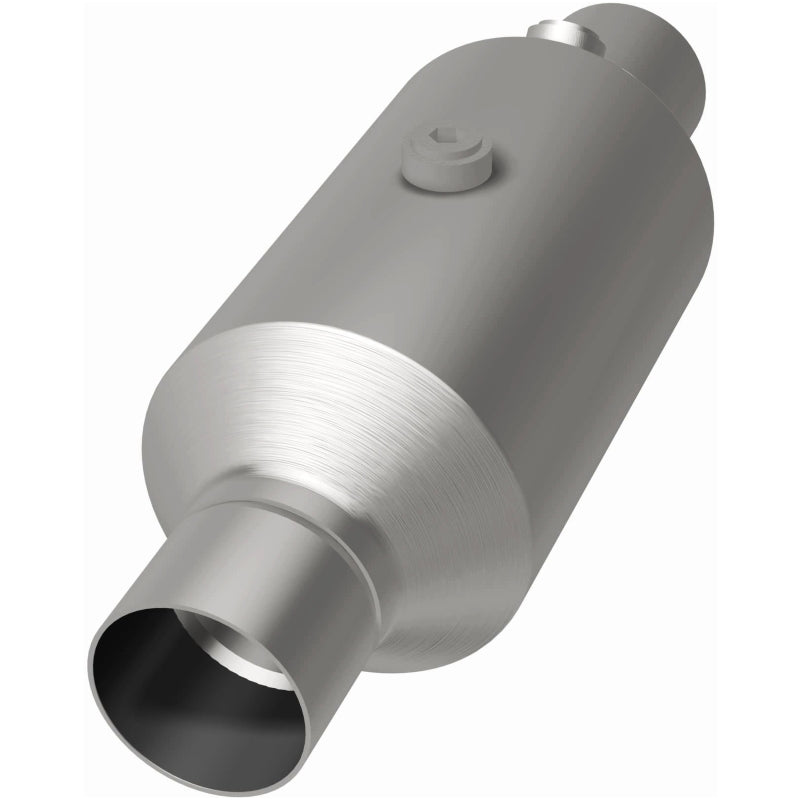 MagnaFlow 2.50 w/dual O2 5in. Spun Universal Converter - 79316