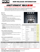 Load image into Gallery viewer, HKS PISTON KIT FA20 2.1L LOW COMP - 21003-AT004