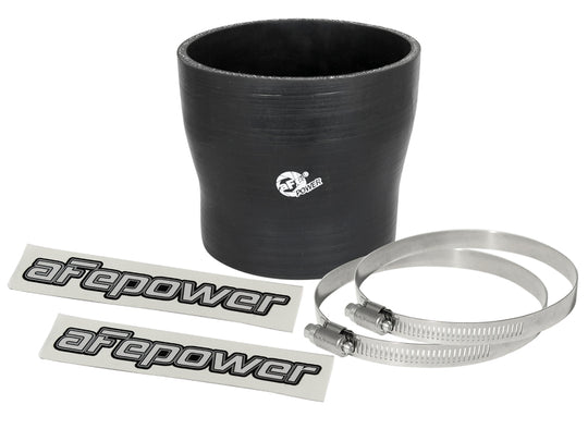 aFe Magnum FORCE Intake Coupling Kit (4 IN ID to 3-1/2 IN ID x 3-1/2 IN L) Straight Black - 59-00083