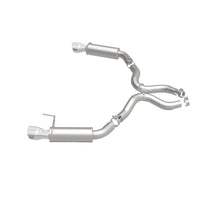 Load image into Gallery viewer, MagnaFlow Axle Back, SS, 3in, Competition, Dual Split Polished 4.5in Tip 2015 Ford Mustang GT V8 5.0 - 19103