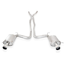 Load image into Gallery viewer, Stainless Works 2004-07 Cadillac CTS-V 3in Exhaust X-Pipe Chambered Mufflers High-Flow Cats 4in Tips - CTSVEHX