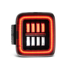 Load image into Gallery viewer, AlphaRex 18-23 Jeep Wrangler JL NOVA Prismatic LED Taillights Alpha-Black - 602010
