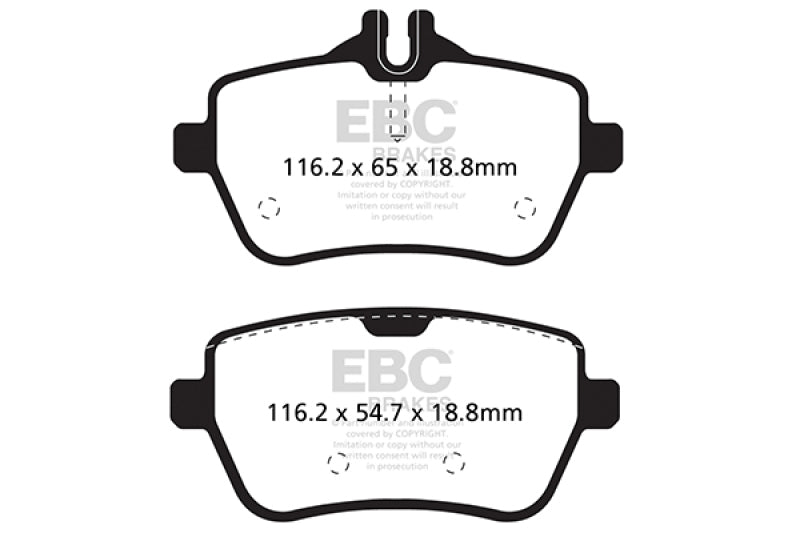 EBC 14+ Mercedes-Benz S550 4.7 Twin Turbo Redstuff Rear Brake Pads - DP32180C