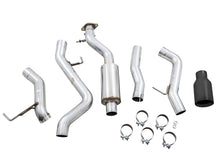 Load image into Gallery viewer, AWE Tuning 2021+ Ford Bronco 0FG Single Rear Exit Exhaust w/Diamond Black Tip &amp; Bash Guard - 3015-23789
