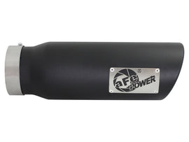 aFe Diesel Exhaust Tip Bolt On Black 4in Inlet x 5in Outlet x 15in