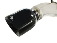 Load image into Gallery viewer, aFe MACHForce XP Exhaust 3in Stainless Stee CB/10-13 Chevy Camaro V8-6.2L (td) (gloss blk tip) - 49-44039-B