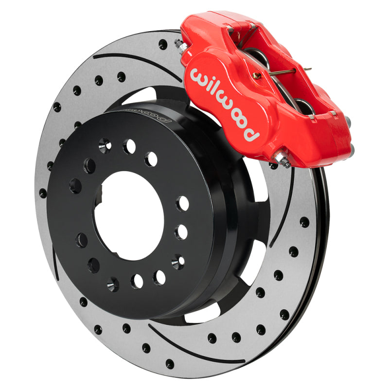 Wilwood kit front FDLI wwe 2IN. drop alum pro spindle 12.19 rotor SRP red - 140-17982-DR