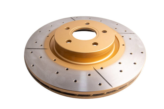 DBA 13-18 Ford Focus ST (w/320mm Front Rotor) Front Drilled & Slotted Street Series Rotor - DBA2120X