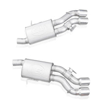 Load image into Gallery viewer, Stainless Works 2016-18 Cadillac CTS-V Sedan Axle Back System Dual-Mode Turbo Mufflers 4in Tips - CTSV16MKS-PC
