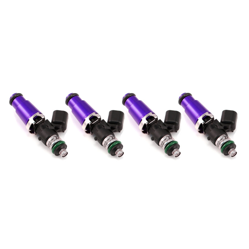 Injector Dynamics 1750-XDS - 60mm Length - 14mm Purple Top - 14mm Lower O-Ring (Set of 4) - 1750.60.14.14.4