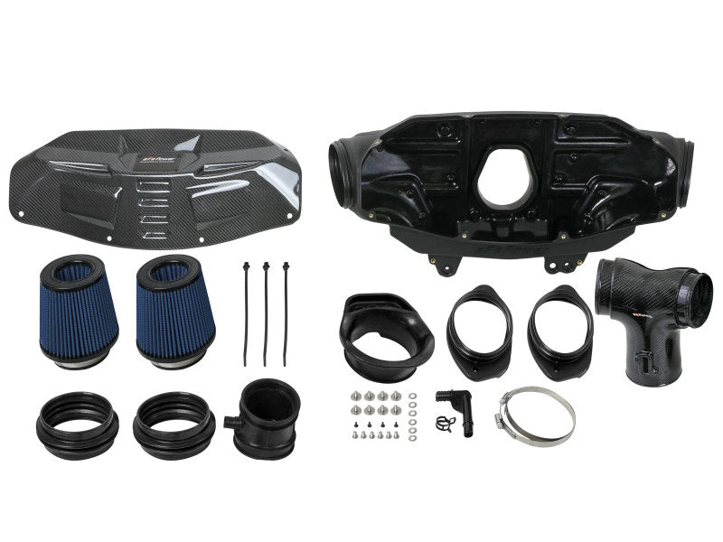 aFe Black Series Carbon Fiber Pro 5R Air Intake System 2020 Chevrolet Corvette C8 V8 6.2L - 58-10007R