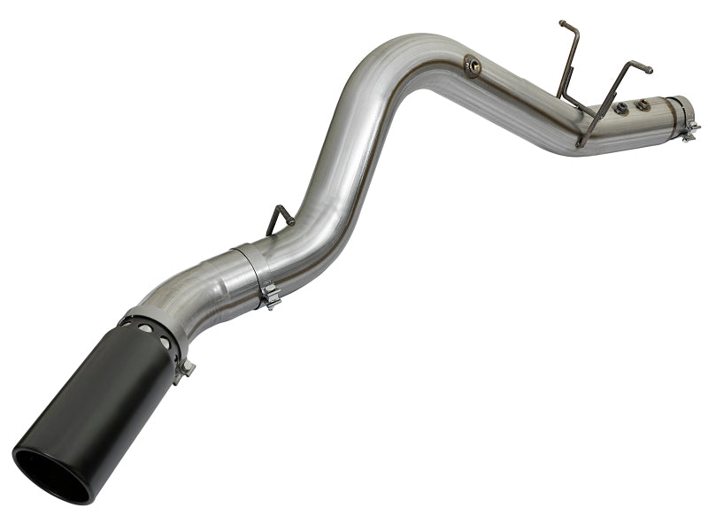 aFe LARGE BORE HD 5in 409-SS DPF-Back Exhaust w/Black Tip 2017 GM Duramax V8-6.6L (td) L5P - 49-44085-B