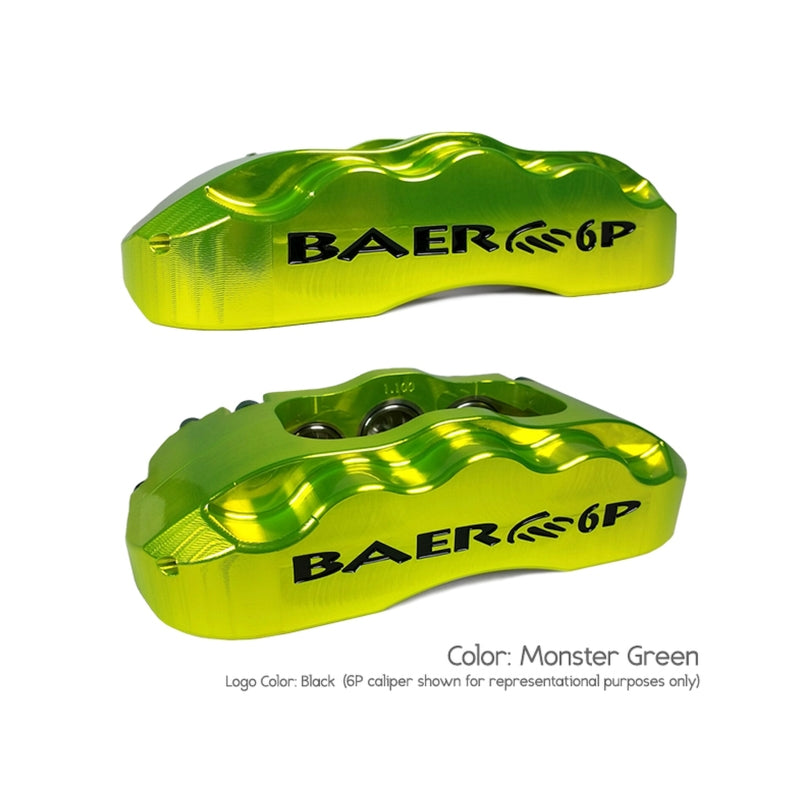 Baer Brakes 60-74 Chevrolet C10 Pickup 14in Pro+ Rear SDZ Brake Kit - Monster Green - 4302504MG