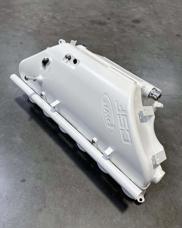 CSF BMW M2/M3/M4 S58 (G8X) Charge-Air Cooler Manifold - Brilliant Frozen White Metallic - 8233BFWM