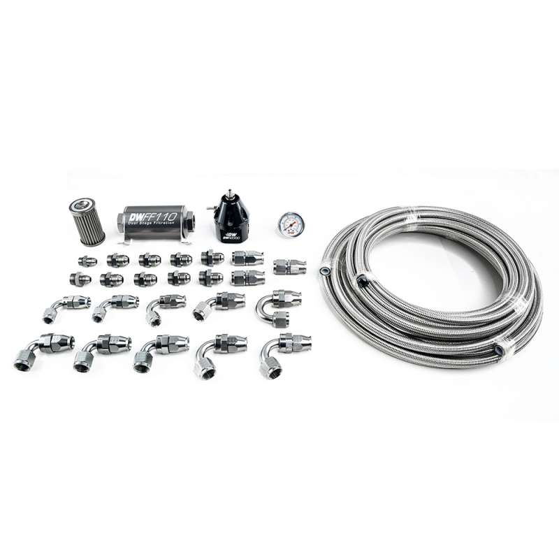 DeatschWerks 10-15 Chevy Camaro X2 Series Pump Module -6AN PTFE Plumbing Kit - 6-610